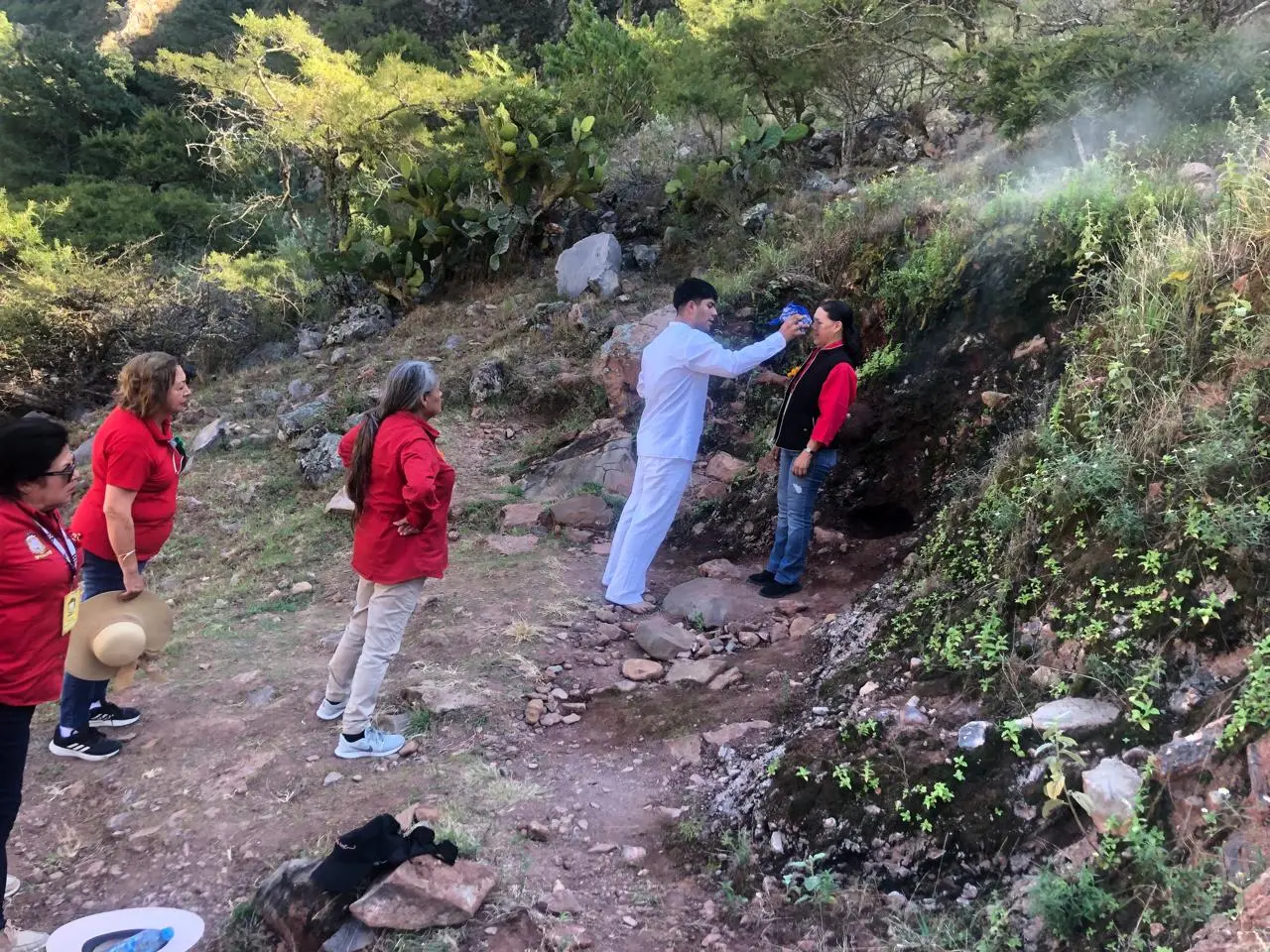 Limpia Tradicional en el Volcán ceboruco