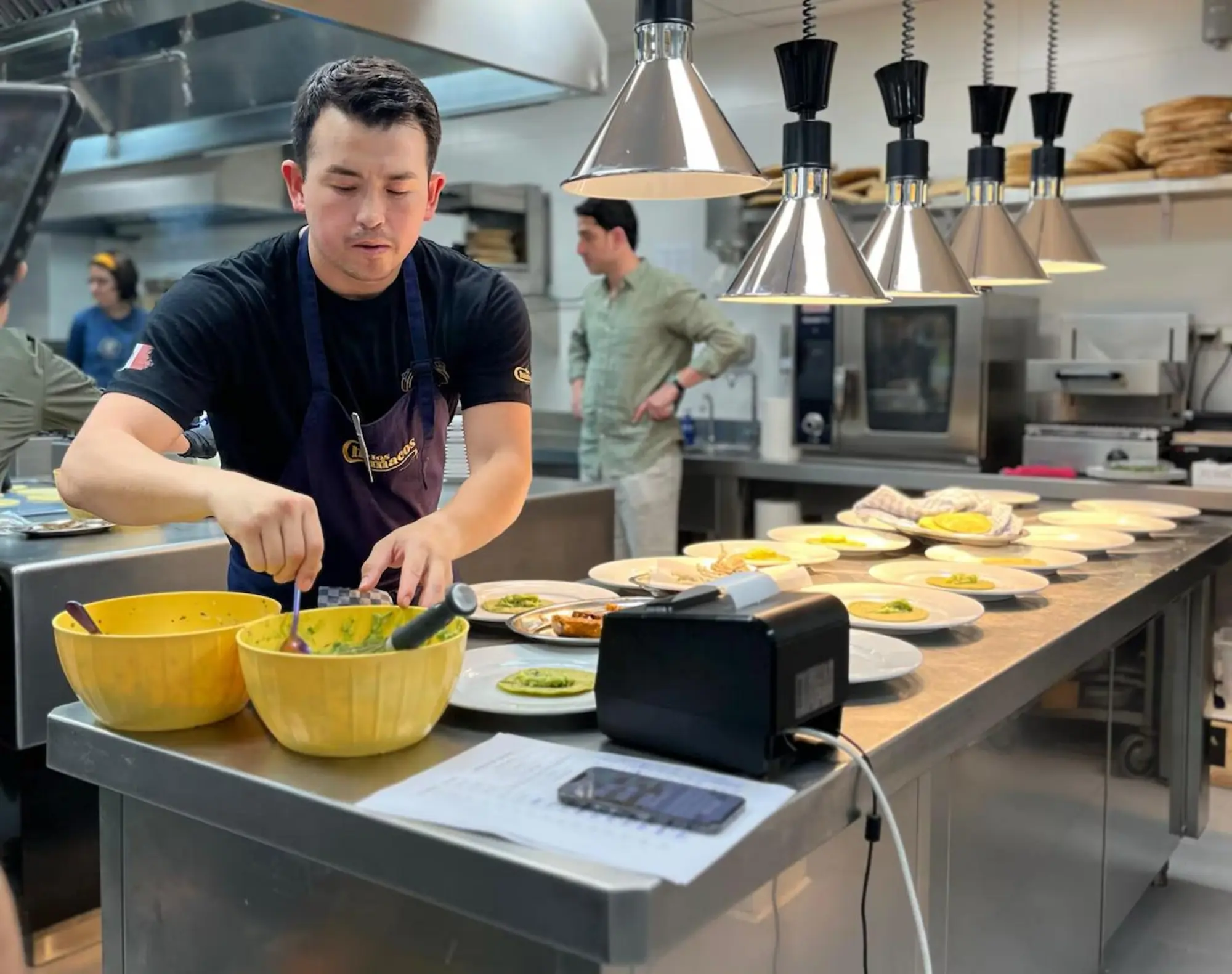 Chef Andrés Salas del restaurante los Chamacos