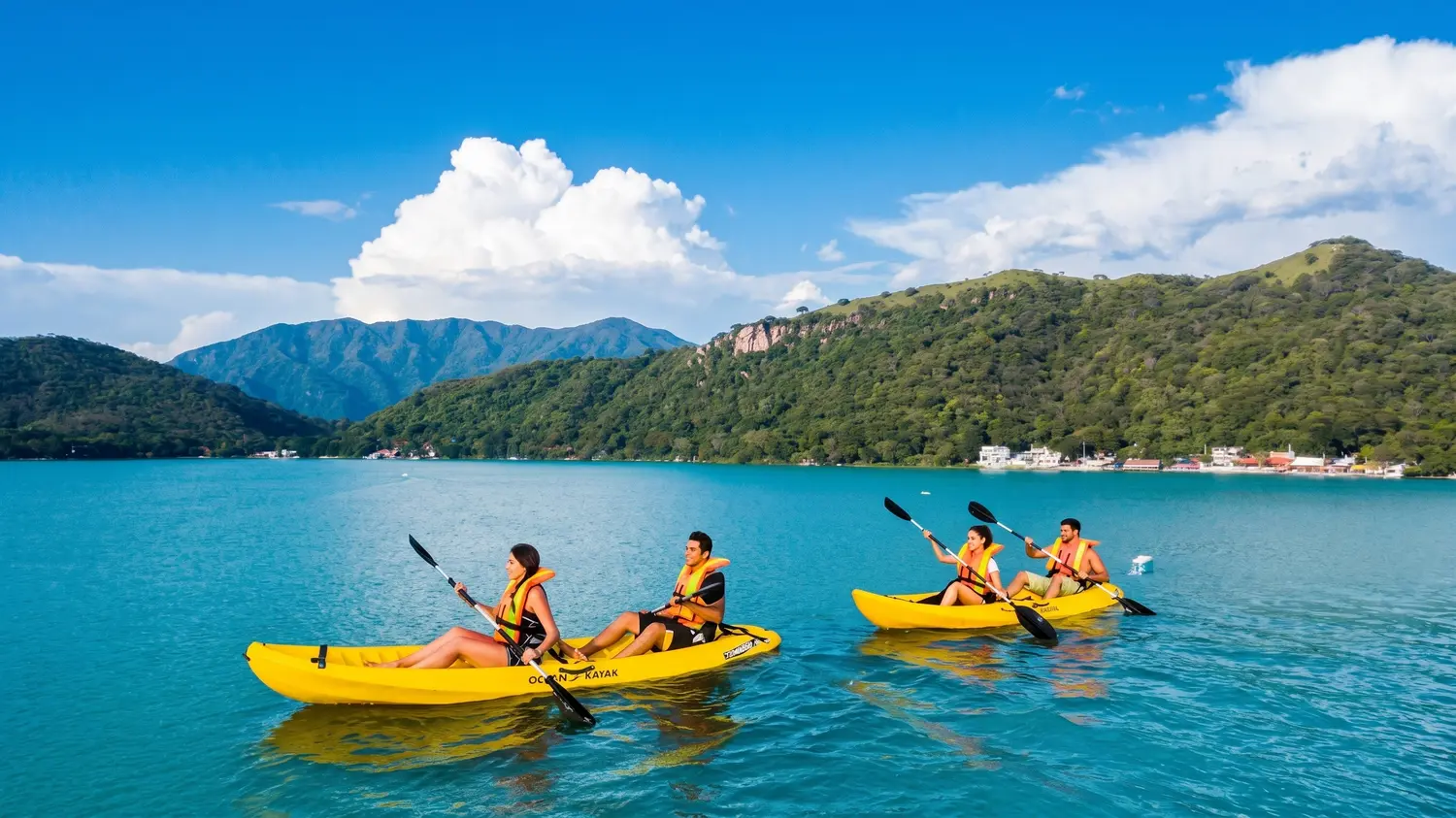 Kayak en laguna de santa maría del oro - Nayarit